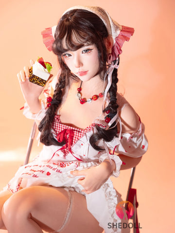 F1725—165cm/5フィート4 カルメン Fカップ シリコン可動ジョーズ セックスドール|Zelex Doll 