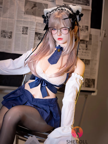 F1725—165cm/5フィート4 カルメン Fカップ シリコン可動ジョーズ セックスドール|Zelex Doll 