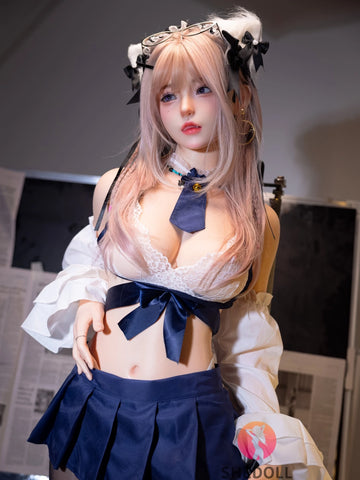 F1725—165cm/5フィート4 カルメン Fカップ シリコン可動ジョーズ セックスドール|Zelex Doll 