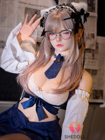 F1725—165cm/5フィート4 カルメン Fカップ シリコン可動ジョーズ セックスドール|Zelex Doll 