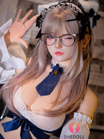 F1725—165cm/5フィート4 カルメン Fカップ シリコン可動ジョーズ セックスドール|Zelex Doll 