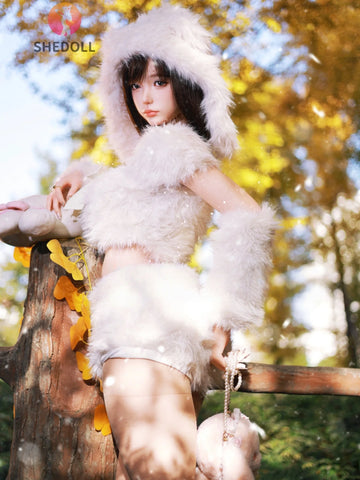F6305—167cm/5.5ft-53kg D Cup Asian ROS Silicone Sex Doll - SHEDOLL