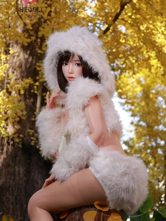 F6305—167cm/5.5ft-53kg D Cup Asian ROS Silicone Sex Doll - SHEDOLL