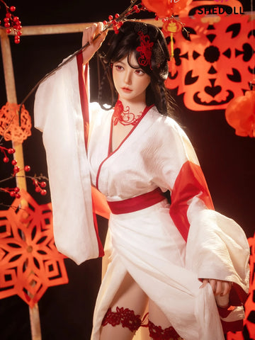 F6306—168cm/5ft5-47kg D Cup Lifelike Asian ROS Silicone Sex Doll | SHEDOLL