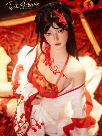 F6306—168cm/5ft5-47kg D Cup Lifelike Asian ROS Silicone Sex Doll | SHEDOLL