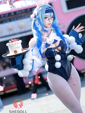 F6332—SHEDOLL Asian Cosplay Sex Doll Silicone 167cm/5.5ft-53kg D Cup ROS