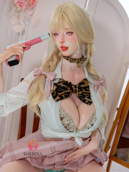 F6333—165cm/5ft4-56kg E Cup Asian ROS Real Skin Texture Silicone Sex Doll | SHEDOLL