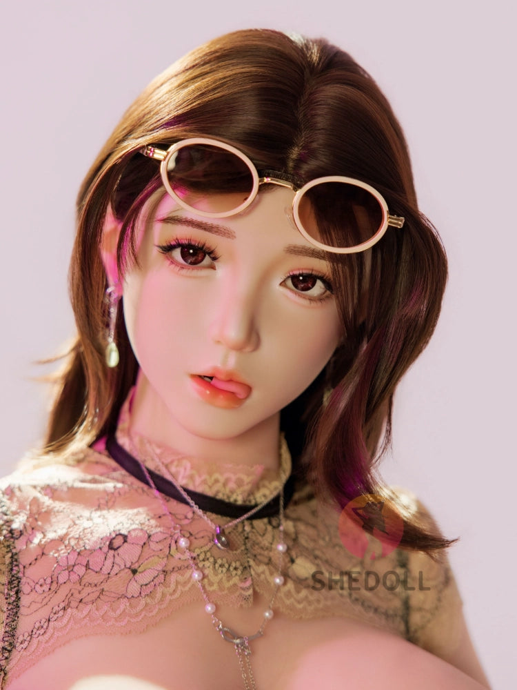 F751—176cm/5ft8-54kg K Cup Lifelike Asian TPE Body + Silicone Head Sex Doll | SHEDOLL