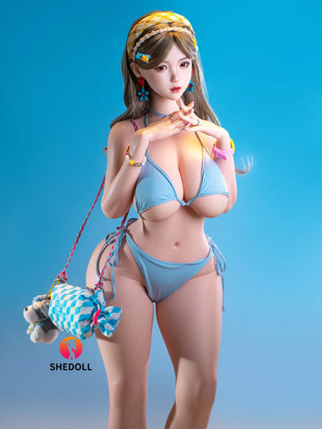 F5322—155cm/5ft0-43kg H Cup Life Size Silicone Asian Sex Doll | SHEDOLL