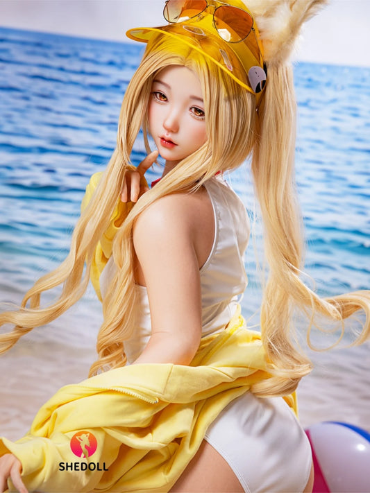 F5334—152cm/5ft0-30kg A Cup Life Size Silicone Japanese Sex Doll| SHEDOLL