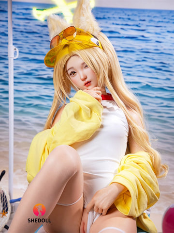 F5334—152cm/5ft0-30kg A Cup Life Size Silicone Japanese Sex Doll| SHEDOLL