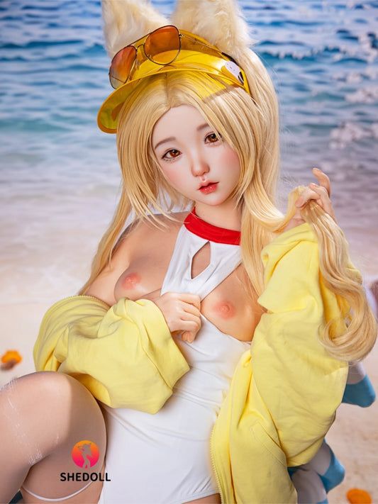 F5334—152cm/5ft0-30kg A Cup Life Size Silicone Japanese Sex Doll| SHEDOLL