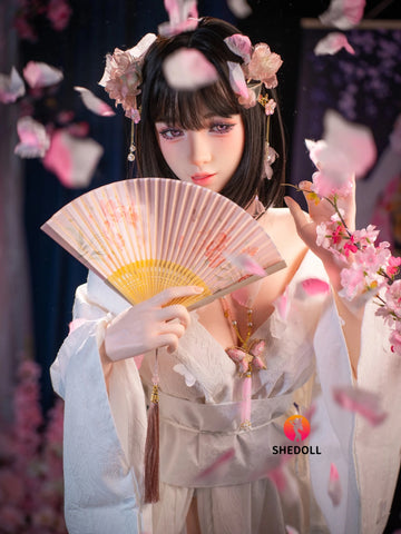 F5340—168cm/5ft5-37kg D Cup Life Size ROS Silicone Asian Sex Doll | SHEDOLL