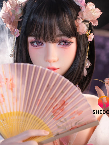 F5340—168cm/5ft5-37kg D Cup Life Size ROS Silicone Asian Sex Doll | SHEDOLL