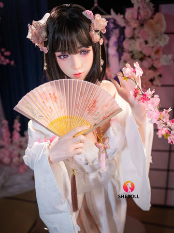 F5340—168cm/5ft5-37kg D Cup Life Size ROS Silicone Asian Sex Doll | SHEDOLL