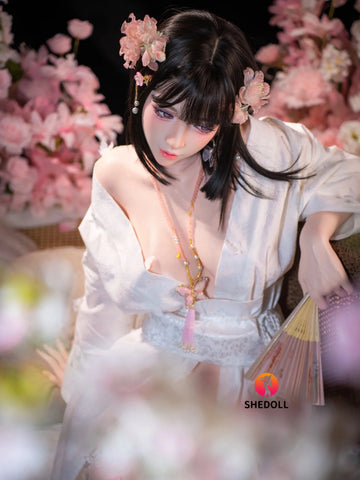 F5340—168cm/5ft5-37kg D Cup Life Size ROS Silicone Asian Sex Doll | SHEDOLL