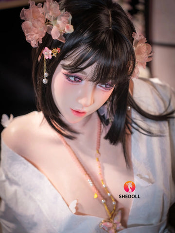 F5340—168cm/5ft5-37kg D Cup Life Size ROS Silicone Asian Sex Doll | SHEDOLL