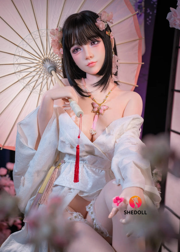 F5340—168cm/5ft5-37kg D Cup Life Size ROS Silicone Asian Sex Doll | SHEDOLL
