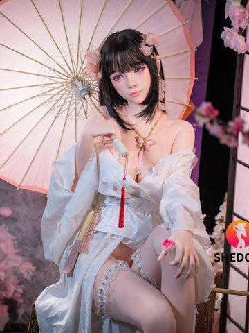 F5340—168cm/5ft5-37kg D Cup Life Size ROS Silicone Asian Sex Doll | SHEDOLL