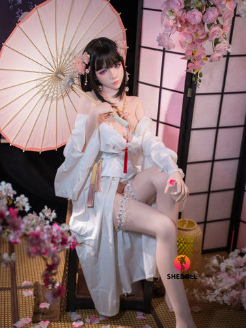 F5340—168cm/5ft5-37kg D Cup Life Size ROS Silicone Asian Sex Doll | SHEDOLL