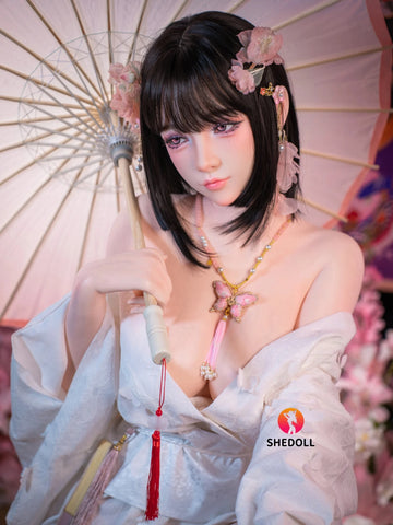 F5340—168cm/5ft5-37kg D Cup Life Size ROS Silicone Asian Sex Doll | SHEDOLL