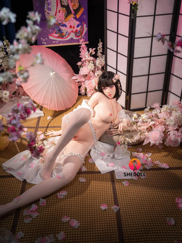 F5340—168cm/5ft5-37kg D Cup Life Size ROS Silicone Asian Sex Doll | SHEDOLL