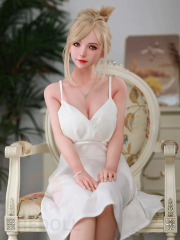 F5896—158cm/5ft2-38kg C Cup Asian Silicone Head TPE Body Sex Doll | SHEDOLL
