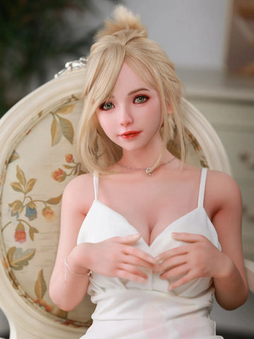 F5896—158cm/5ft2-38kg C Cup Asian Silicone Head TPE Body Sex Doll | SHEDOLL