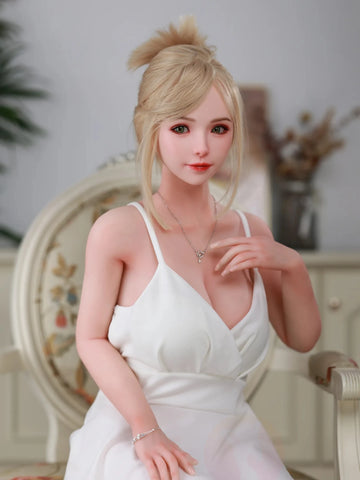 F5896—158cm/5ft2-38kg C Cup Asian Silicone Head TPE Body Sex Doll | SHEDOLL