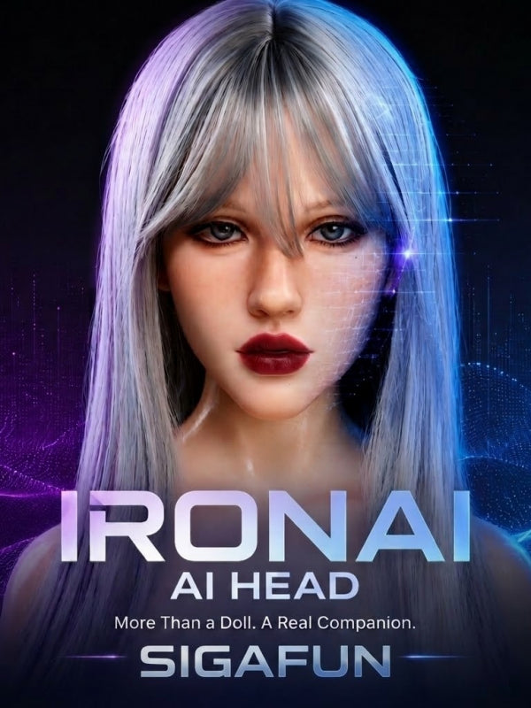 H903 Free Iron AI Talking Silicone Blowjob Sex Doll Head