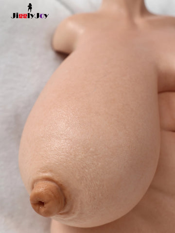 T1039-55cm/1ft8"-48.5lbs R Cup Joann Full Silicone BBW Torso Sex Doll｜Jigglyjoy