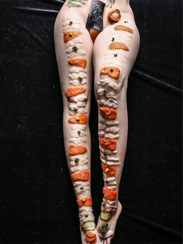 L478(58.4lb/84cm)White Sexy BBW Doll Legs Male Adult Toys Masturbator｜Climax Doll