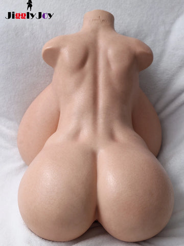 T1023-71cm-25.5kg R Cup Full Silicone BBW Torso Sex Doll with Head Sharon｜Jigglyjoy