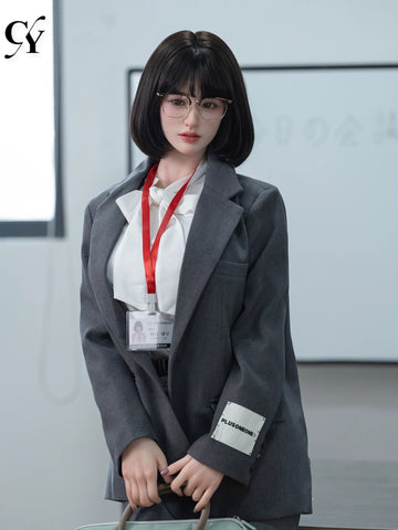 F5833—168cm/5ft5-35kg F Cup Shizukawa Yuri Silicone Realistic Sex Doll | TOP-CYDOLL