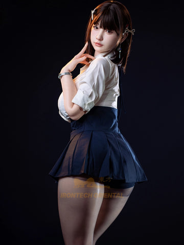 F2593- 158cm/5ft2 E Cup A5 ROS MAX Yui Silk Glow Asian Realistic naked doll | Irontech Oriental