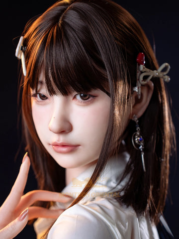 F2593- 158cm/5ft2 E Cup A5 ROS MAX Yui Silk Glow Asian Realistic naked doll | Irontech Oriental