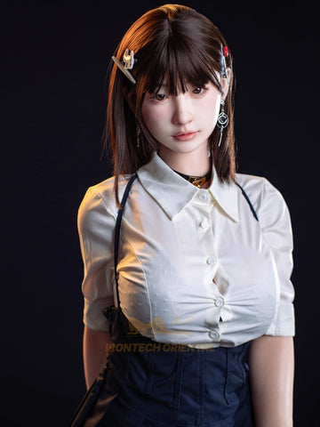 F2593- 158cm/5ft2 E Cup A5 ROS MAX Yui Silk Glow Asian Realistic naked doll | Irontech Oriental
