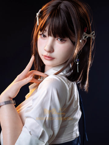 F2593- 158cm/5ft2 E Cup A5 ROS MAX Yui Silk Glow Asian Realistic naked doll | Irontech Oriental