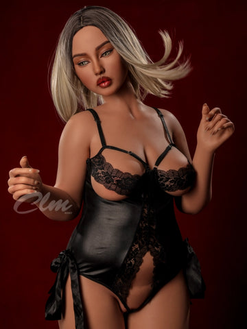 F1517-159cm(5ft2)-46kg E Cup Lillian Black Sexy Full Bodied Woman Big Breasts Chinese Silicone  Sex Doll| Climax Doll Ultra