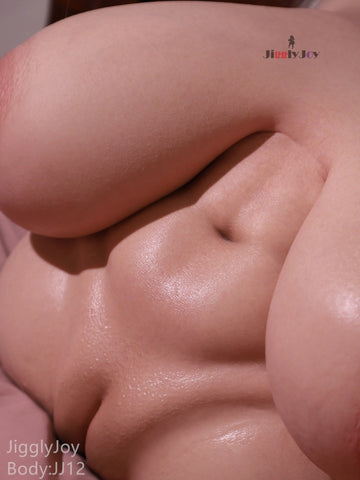 T1021-71cm-25.5kg R Cup Full Silicone BBW Torso Sex Doll with Head Julia｜Jigglyjoy