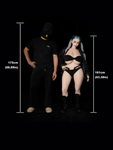 F9173-161cm(5.3ft)-53kg I Cup Silicone Halloween SSBBW Sex Doll丨Climax Doll Ultra