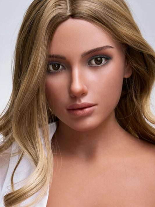H976 Silicone Oral Sex Doll Head Only-Seductive Secretary【Irontech Doll Head】