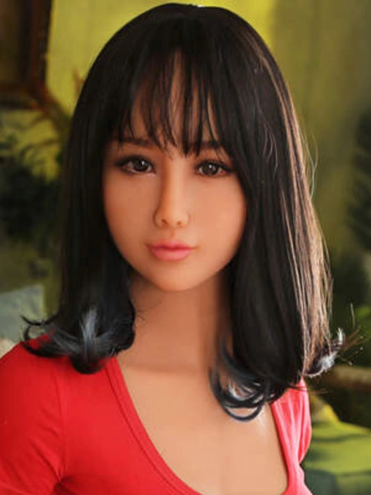 H981 TPE Oral Blowjob Sex Doll Head-Lovely Student | Irontech Doll Head