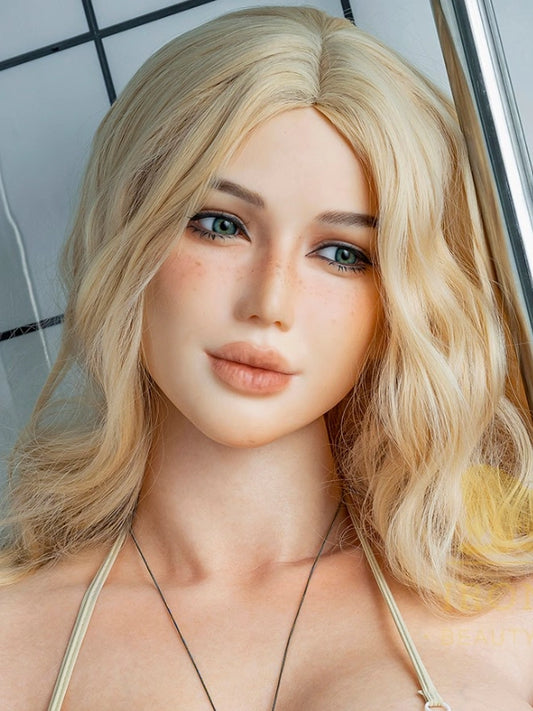 H675 Silicone Sex Doll Head| Real Lady Doll