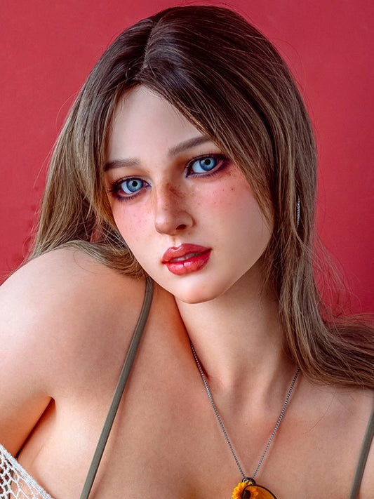 H677 ROS Silicone Sex Doll Head| Real Lady Doll