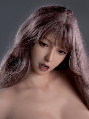 H608 ROS Silicone Sex Doll Head ｜Zelex Doll Head