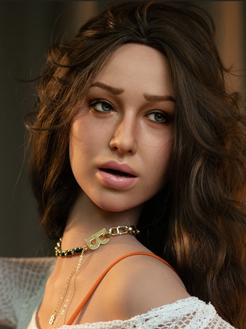 H612 ROS Silicone Sex Doll Head ｜Zelex Doll Head