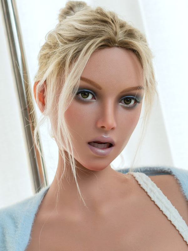 H615 ROS Silicone Sex Doll Head ｜Zelex Doll Head