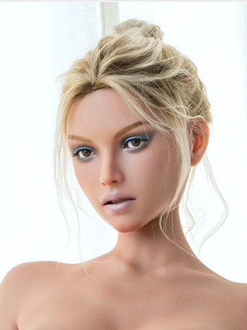 H615 ROS Silicone Sex Doll Head ｜Zelex Doll Head