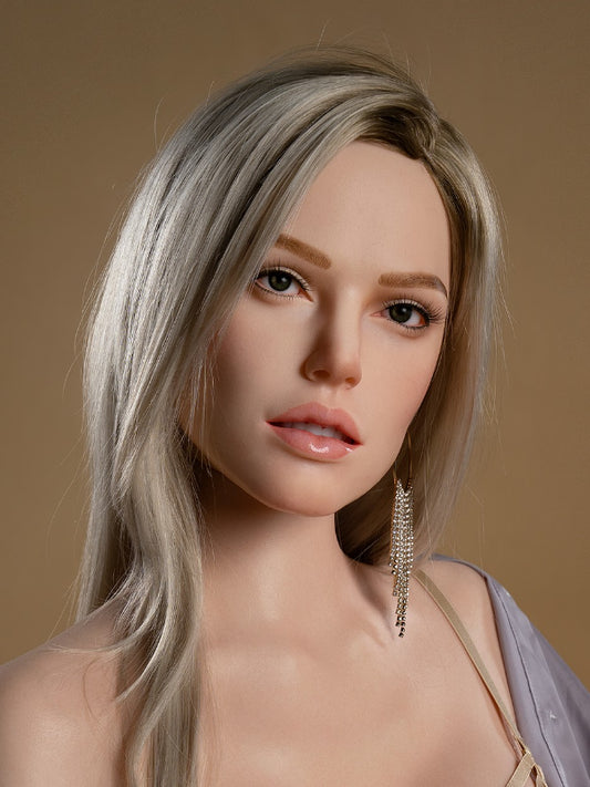 H618 ROS Silicone Sex Doll Head ｜Zelex Doll Head